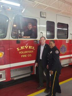 Christian Miele, Jason Gallion and R_R committee member Toloria Spruell