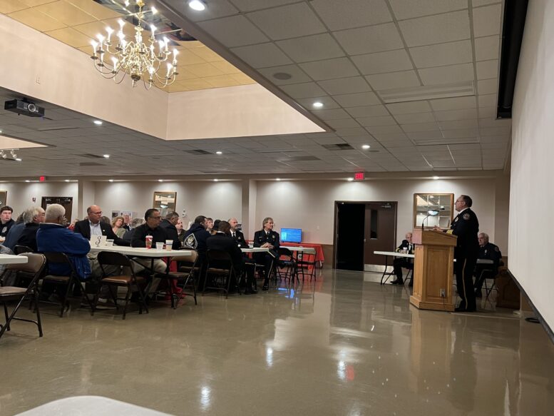 President Eyre delivering opening remarks